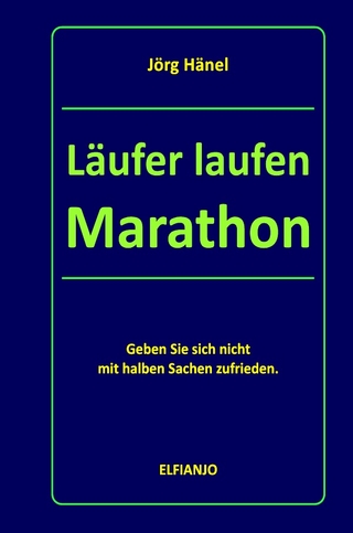Läufer laufen Marathon