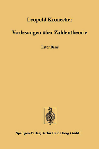 Vorlesungen über Zahlentheorie