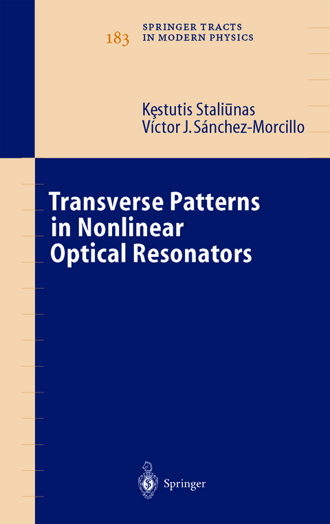 Transverse Patterns in Nonlinear Optical Resonators - Kestutis Staliunas, V.J. S&aacute;nchez-Morcillo