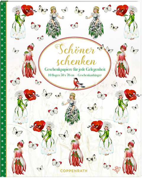 Geschenkpapier-Buch - Sch&ouml;ner Schenken (Blumenkinder)