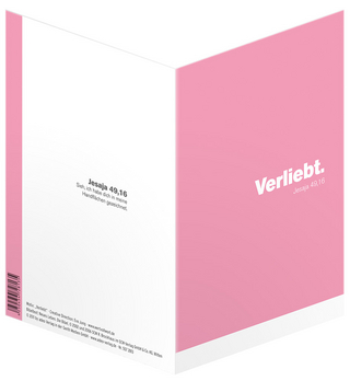 Verliebt - Faltkarten (5 Stück)