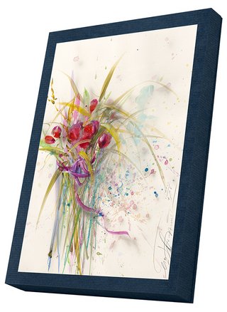 Blumen - Kunst-Faltkarten im Schmuckkarton