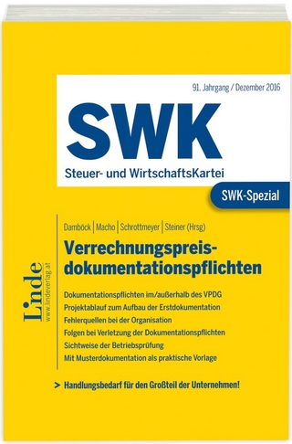 SWK-Spezial Verrechnungspreisdokumentationspflichten