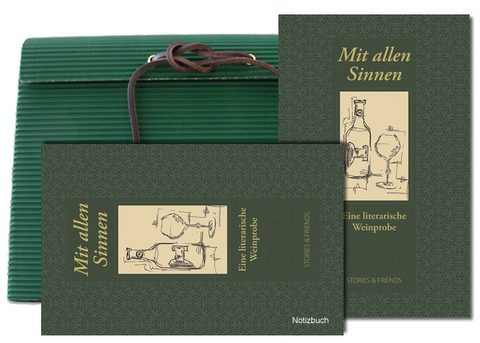 Geschenkset Der Weinverkoster zum Buch Mit allen Sinnen - Eine literarische Weinprobe - 