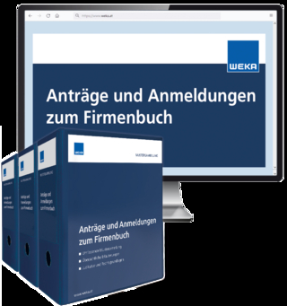 Anträge und Anmeldungen zum Firmenbuch