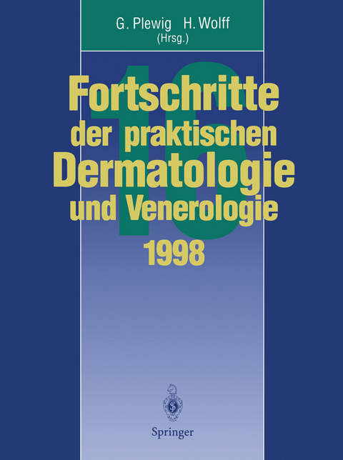 Vortr&auml;ge und Dia-Klinik der 16. Fortbildungswoche 1998 Fortbildungswoche f&uuml;r Praktische Dermatologie und Venerologie e.V. c/o Klinik und Poliklinik f&uuml;r Dermatologie und Allergologie Ludwig-Maximilians-Universit&auml;t M&uuml;nchen in Verbindung mit dem Berufsverband der Deutschen Dermatologen e.V. - 