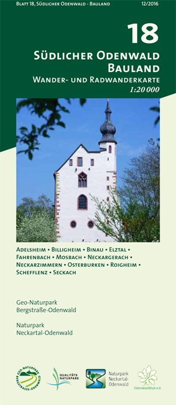 Blatt 18, S&uuml;dlicher Odenwald - Bauland