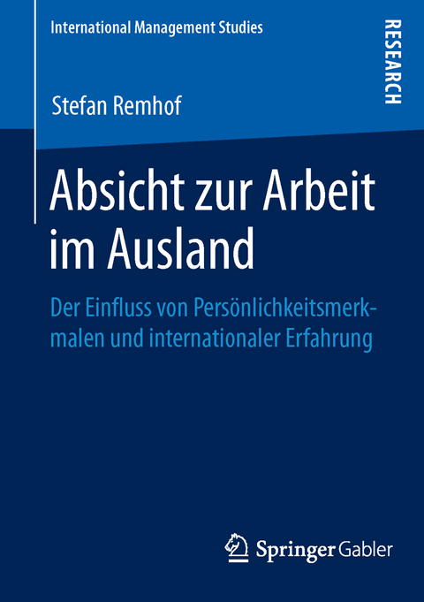 Absicht zur Arbeit im Ausland - Stefan Remhof