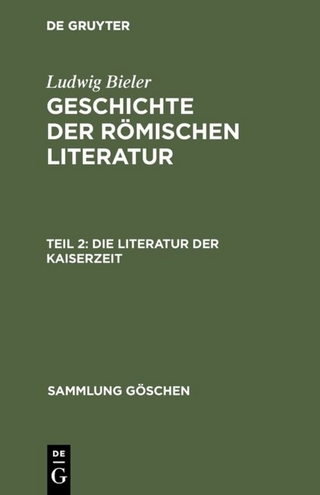 Die Literatur der Kaiserzeit