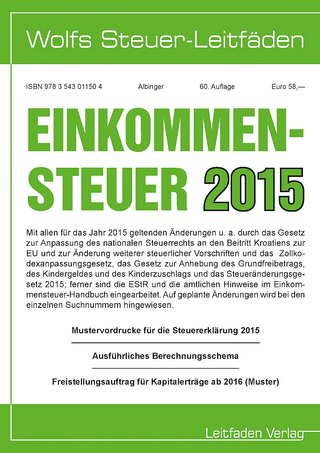Einkommensteuer für 2015