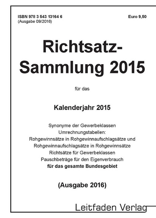 Richtsatz-Sammlung 2015