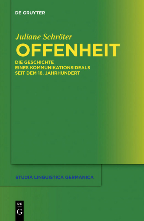 Offenheit - Juliane Schr&ouml;ter