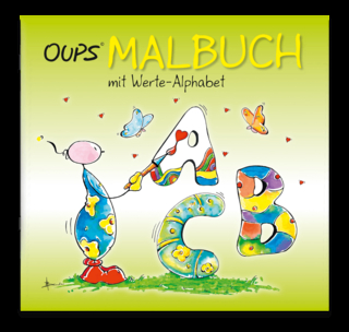 Oups Malbuch mit Werte-Alphabet
