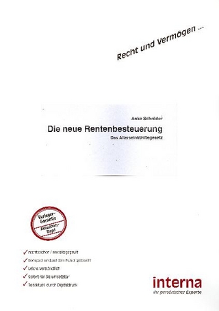 Die neue Rentenbesteuerung