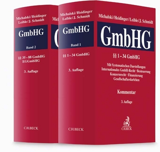 Kommentar zum Gesetz betreffend die Gesellschaften mit beschränkter Haftung (GmbH-Gesetz)