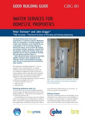 Water Services for Domestic Properties