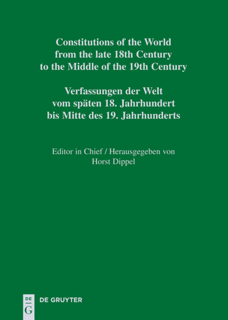 Constitutional Documents of Switzerland from the late 18th Century... / National Constitutions I