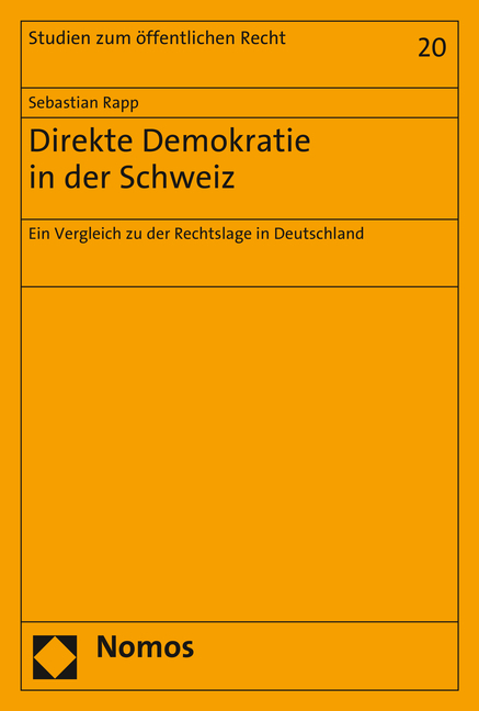 Direkte Demokratie in der Schweiz - Sebastian Rapp