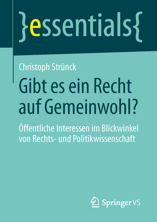 Gibt es ein Recht auf Gemeinwohl?