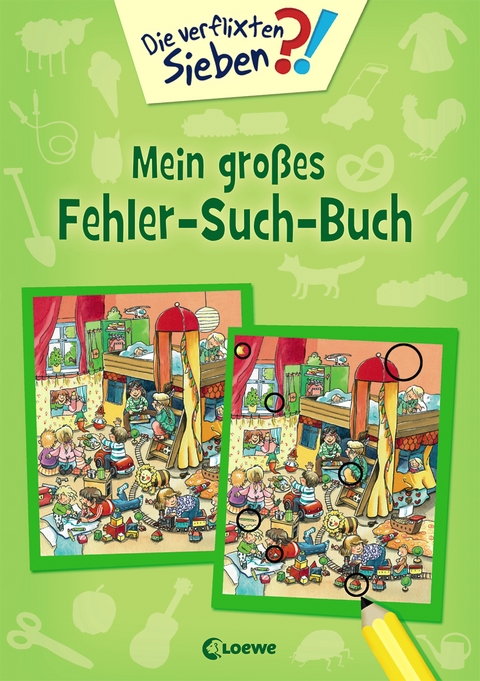 Die verflixten Sieben - Mein gro&szlig;es Fehler-Such-Buch