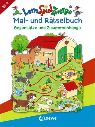LernSpielZwerge - Mal- und Rätselbuch - Gegensätze und Zusammenhänge