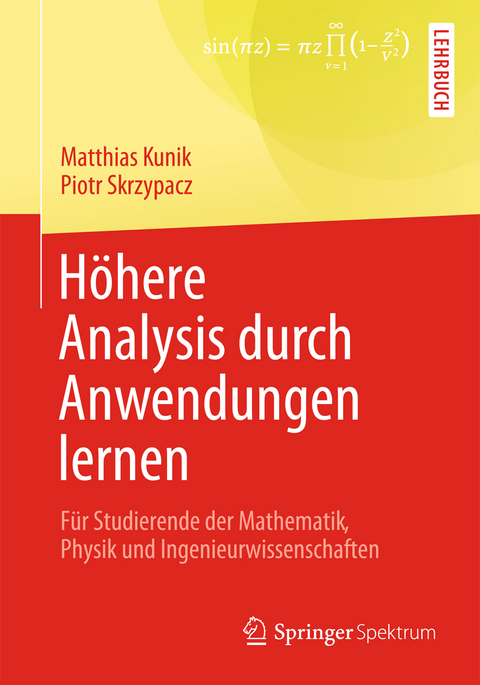H&ouml;here Analysis durch Anwendungen lernen - Matthias Kunik, Piotr Skrzypacz