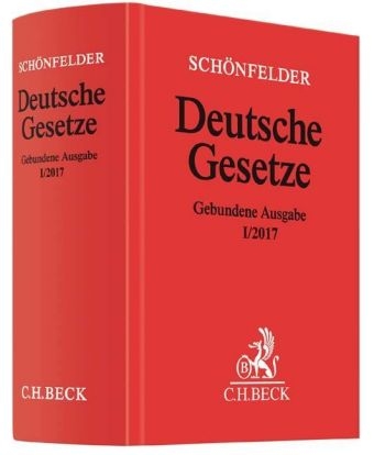 Deutsche Gesetze Gebundene Ausgabe I/2017 - 