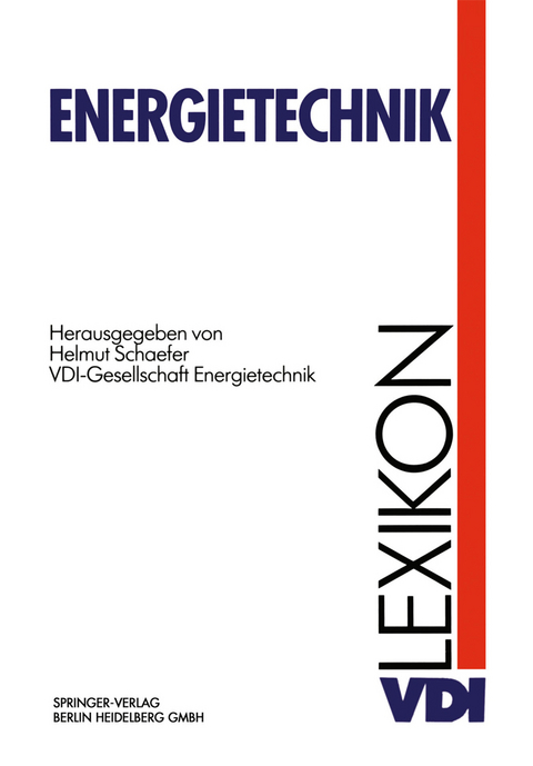 VDI-Lexikon Energietechnik - 