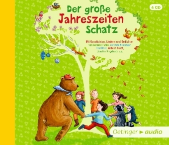 Der gro&szlig;e Jahreszeitenschatz (4CD) Mit Geschichten, Liedern und Gedichten von Kirsten Boie, Cornelia Funke, James Kr&uuml;ss, Astrid Lindgren - Anja Fr&ouml;hlich, Joachim Ringelnatz, Ann-Katrin Heger, Jan David Talleur, Wilhelm Busch, Anne Ameling, Maren von Klitzing, Barbara Rose, Petra Steckelmann, Ursel Scheffler, Maja von Vogel, Christine N&ouml;stlinger, Cornelia Funke, Andrea Sch&uuml;tze, Katja Reider, Theodor Fontane, Mareike Brombacher, Antonia Michaelis, Marliese Arold, Katja Ludwig, Usch Luhn, Christian Morgenstern, Petra Kummermehr, Petra Maria Schmitt, R&uuml;diger Bertram, Theodor Storm, Paul Maar