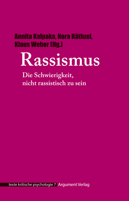 Rassismus - Ute Osterkamp, Philip Cohen, Klaus Holzkamp