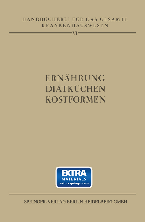 Ern&auml;hrung &middot; Di&auml;tk&uuml;chen &middot; Kostformen - 
