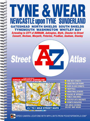 Tyne & Wear Street Atlas -  Geographers' A-Z Map Company