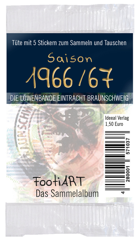 Stickert&uuml;te 1966/67 Eintracht Braunschweig