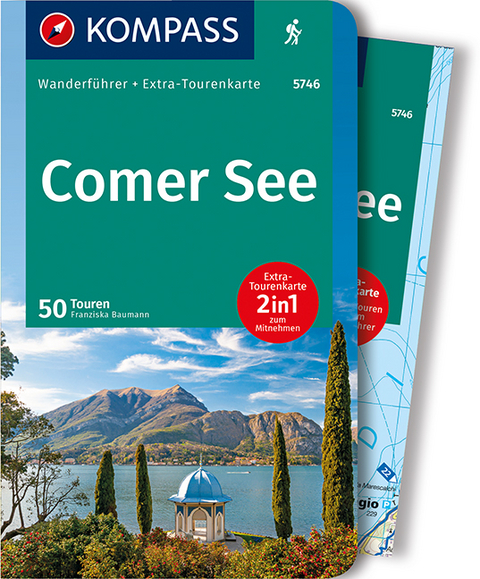 KOMPASS Wanderf&uuml;hrer Comer See - Franziska Baumann