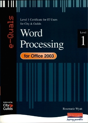 e-Quals Level 1 for Office 2003 Word Processing