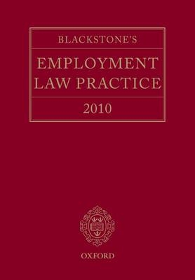 Blackstone's Employment Law Practice - Damian Brown, Simon Forshaw, Anthony Korn, Julia Palca, Catherine Taylor