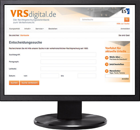 VRSdigital - Jahresabonnement bei Kombibezug Print und Datenbank - 