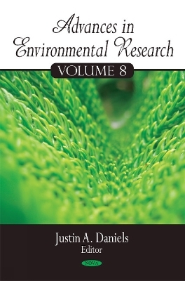 Advances in Environmental Research - Justin A Daniels