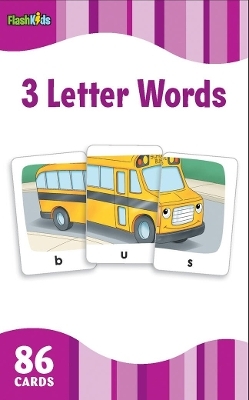 3 Letter Words (Flash Kids Flash Cards) - 