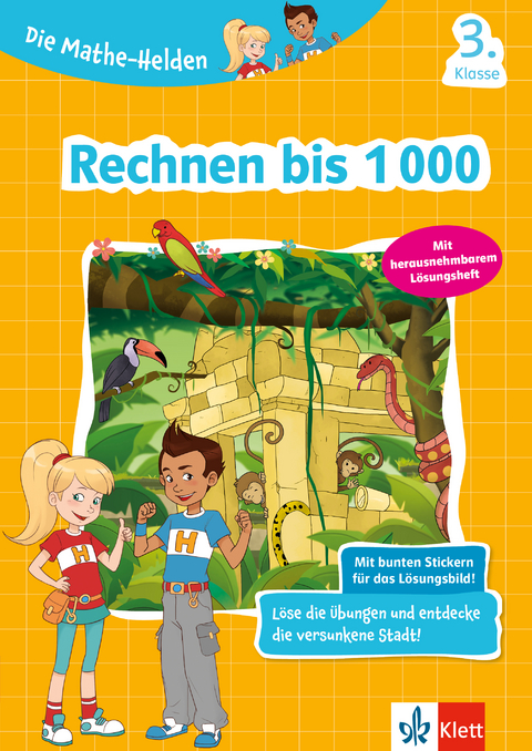Klett Die Mathe-Helden: Rechnen bis 1000, 3. Klasse