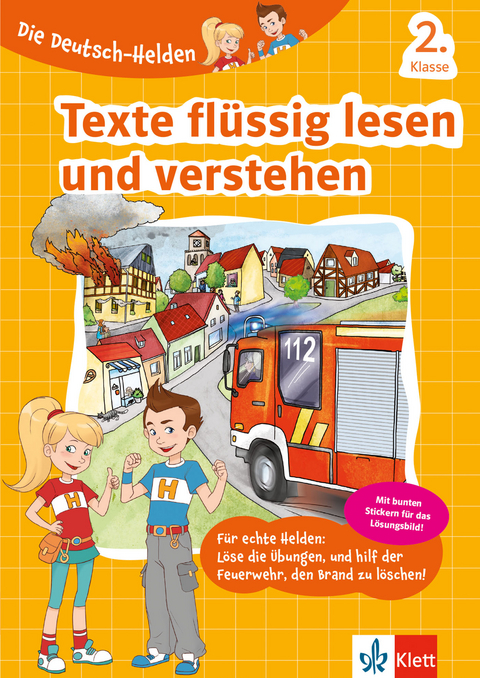 Klett Die Deutsch-Helden: Texte fl&uuml;ssig lesen und verstehen 2. Klasse