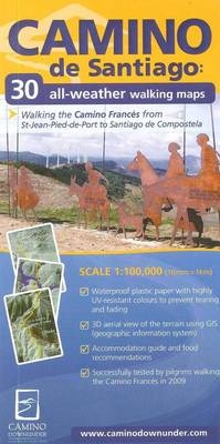 Camino De Santiago 30 All-weather Walking Maps