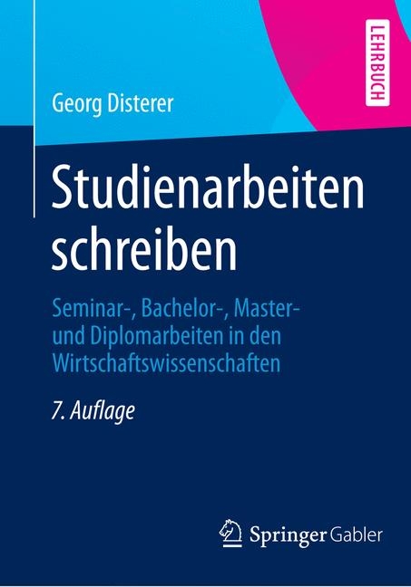 Studienarbeiten schreiben - Georg Disterer