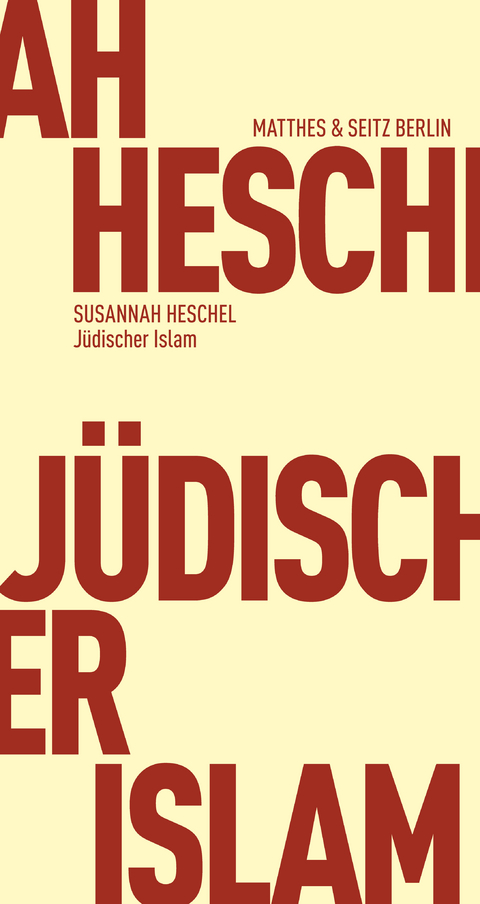 J&uuml;discher Islam - Susannah Heschel