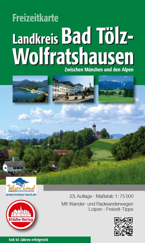 Freizeitkarte Bad T&ouml;lz-Wolfratshausen - 