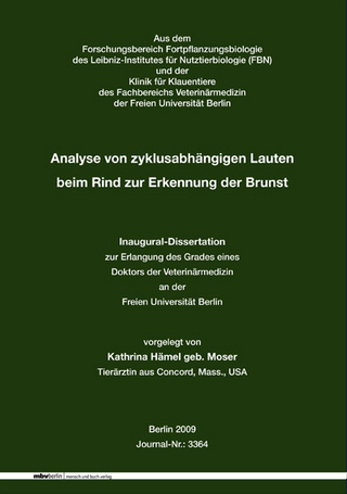 Analyse von zyklusabhängigen Lauten beim Rind zur Erkennung der Brunst