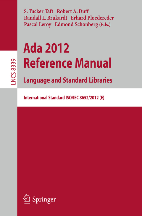 Ada 2012 Reference Manual. Language and Standard Libraries - 