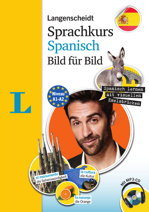 Langenscheidt Sprachkurs Spanisch Bild f&uuml;r Bild - Der visuelle Kurs f&uuml;r den leichten Einstieg mit Buch und einer MP3-CD - 