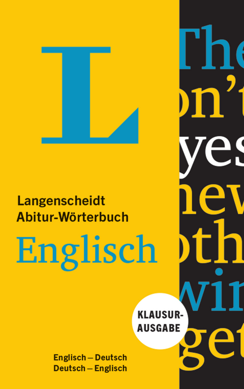 Langenscheidt Abitur-W&ouml;rterbuch Englisch - Buch und App - 