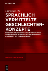 Sprachlich vermittelte Geschlechterkonzepte - Christine Ott